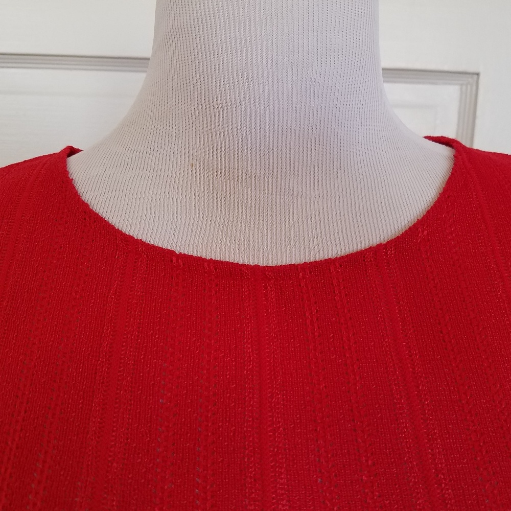 Main Street Classics Red Short Sleeve Tee Size 1X